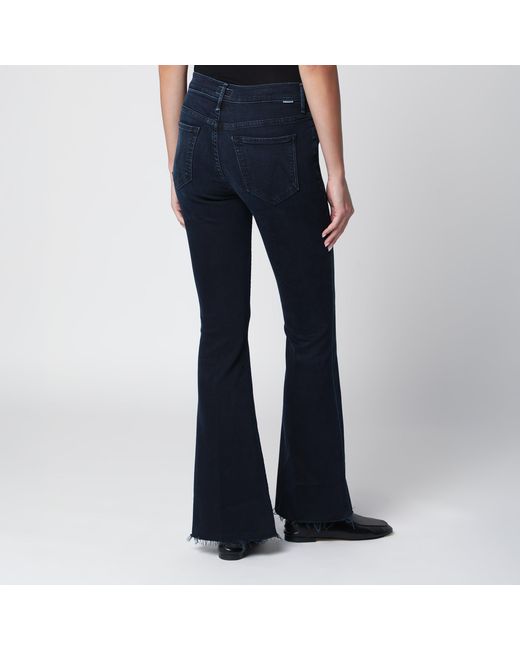 Mother Blue Dark The Weekender Fray Jeans