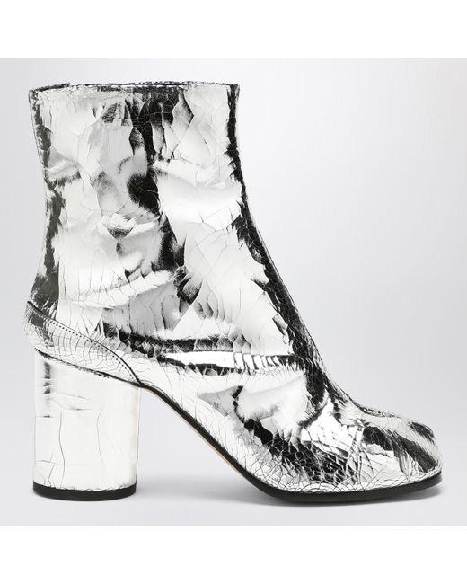 Maison Margiela Metallic Tabi Broken Mirror Boot