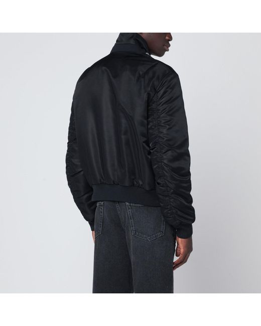 McQueen Black Bomber Jackets for men