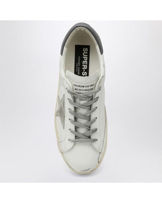 Basket Super-Star/Gris Golden Goose Deluxe Brand en coloris White