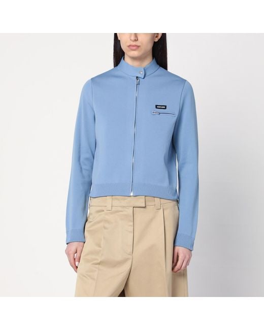 関税込 MiuMiu Technical yarn zipper cardigan ジャケット 関税込 MiuMiu Technical yarn zipper cardigan ジャケット