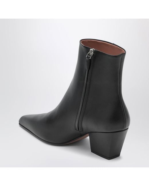 Paris Texas Black Jane Ankle Boots