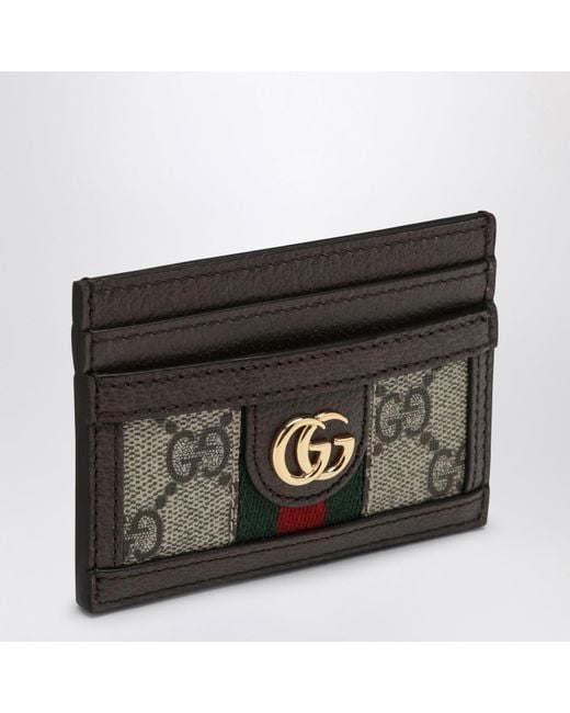 Gucci Black Ophidia Card Holder