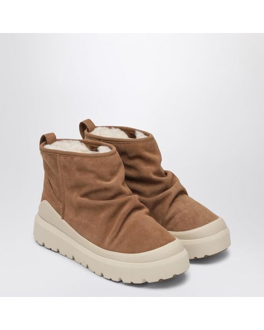 Ugg Brown Heritage Utility Mini Boots Color Chestnut for men