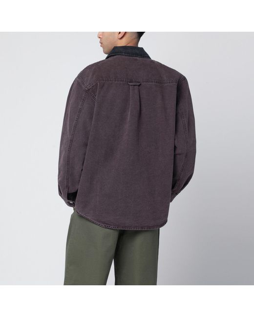 Carhartt Brown Mitch Shirt Jacket Palisander for men