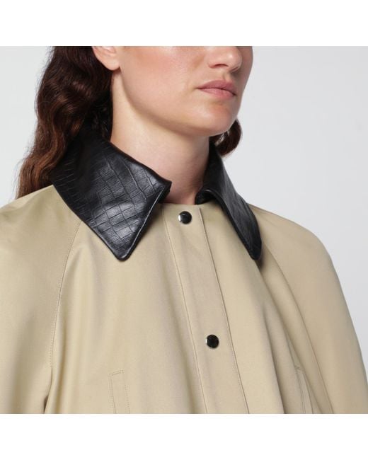 Cordera Natural Voluminous Camel Cotton Coat