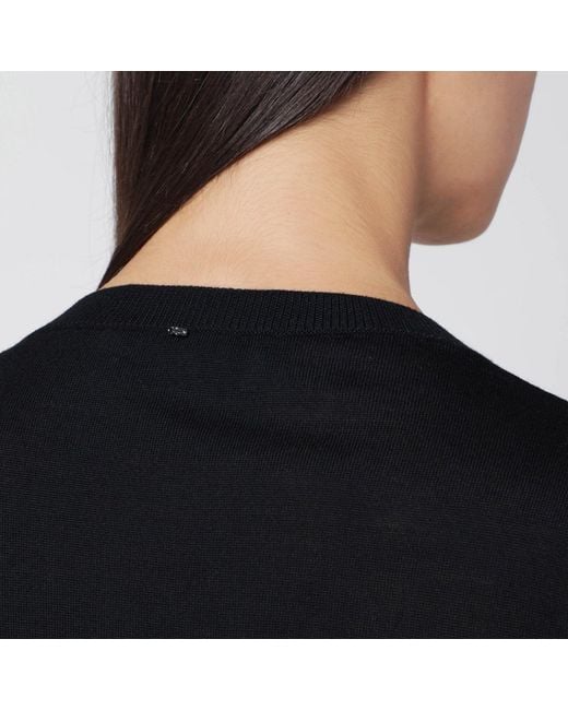 Sportmax Black Wool Cardigan