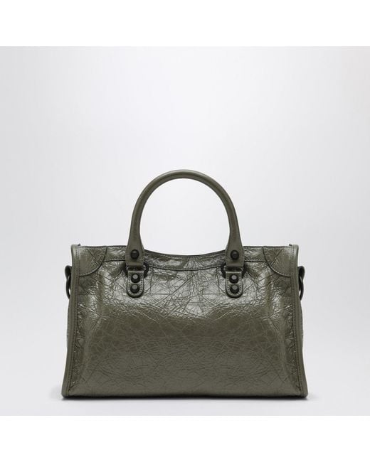 Balenciaga Green Le City Small Tote Bag