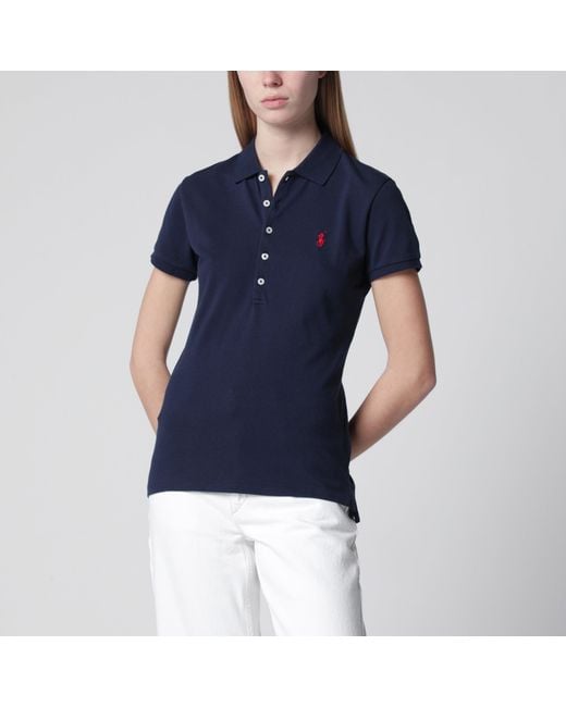 Polo Ralph Lauren Blue Slim-Fit Polo Shirt