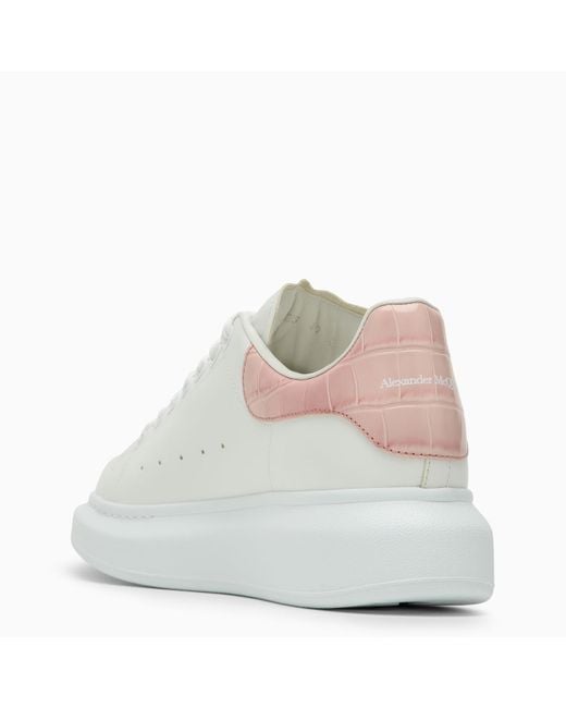 Alexander McQueen White And Clay Oversized Sneakers