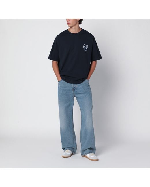 A.P.C. Black Bruno Cotton T-Shirt for men
