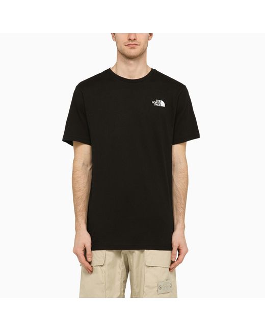 The North Face Black Redbox T Shirt for men