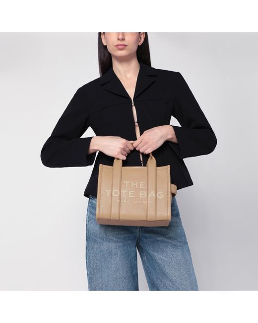 Marc Jacobs Brown Camel Leather The Small Tote Bag