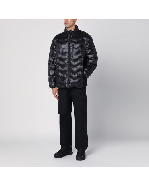Purple Mountain Observatory Black Padded Zipped Jacket for men