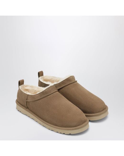 Ugg Brown Classic Micro Slippers for men