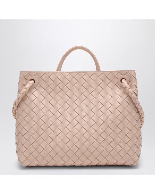 Bottega Veneta Pink Light Andiamo Medium Bag