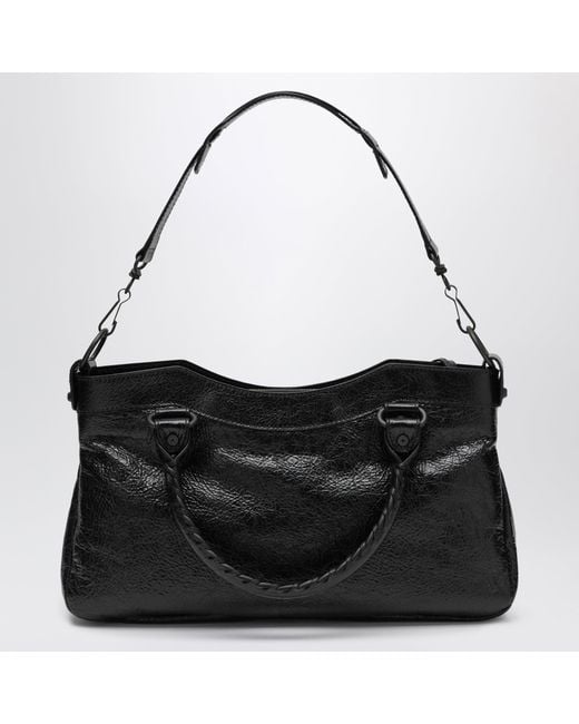 Balenciaga Black Le City First Lambskin Leather Handbag