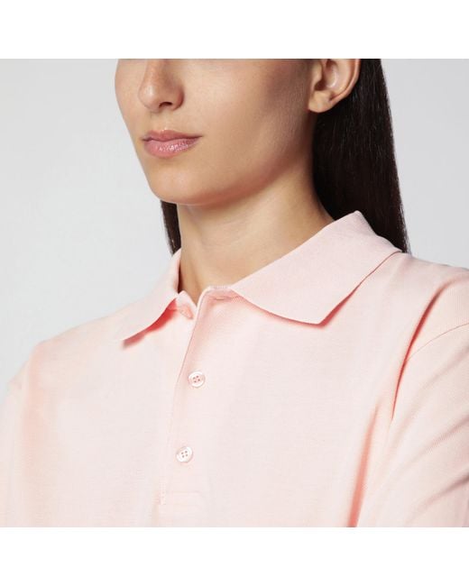 Flore Flore Pink Diana Organic Cotton Polo Shirt