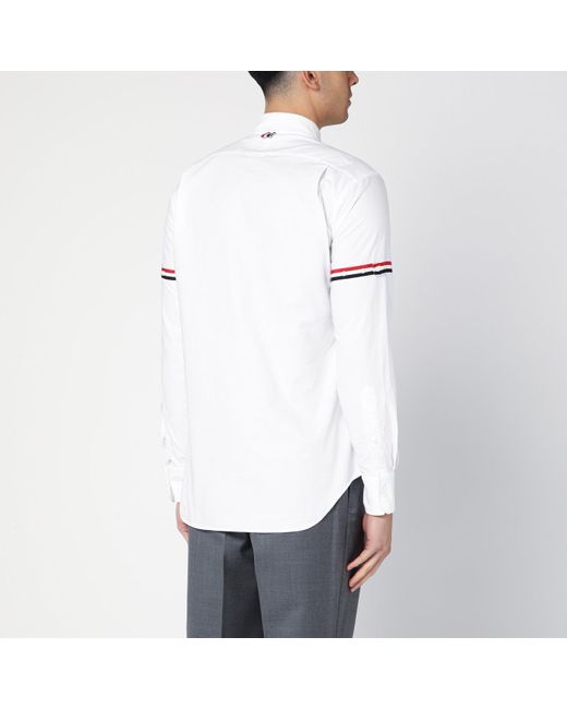 Thom Browne White Cotton Button-down Shirt for men