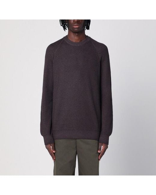 Tagliatore Blue Virgin Wool Pullover for men