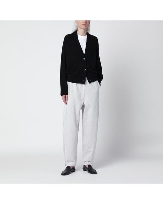 Cordera White Cotton Jogging Trousers