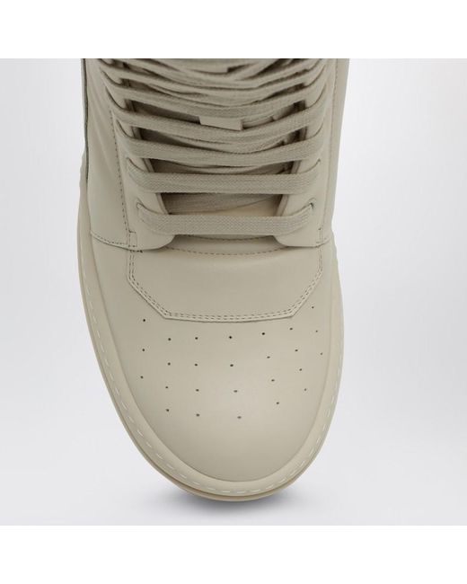 Sneaker mega geobasket color latte di Rick Owens in Natural da Uomo
