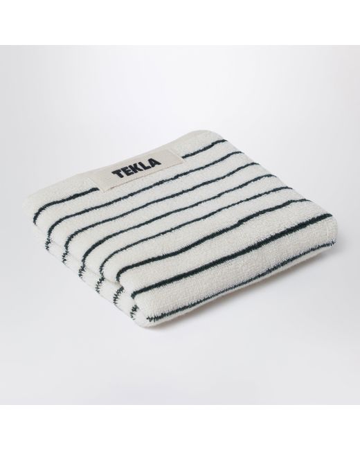 Tekla White Striped Guest Towel 30X50 for men