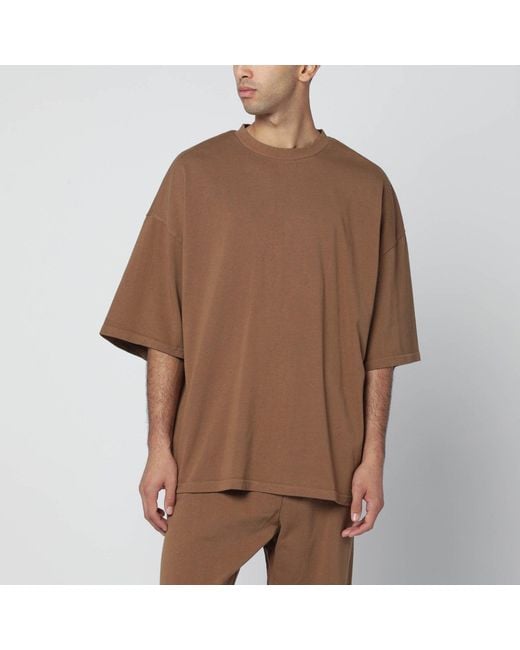 Entire studios Brown Boxy T Shirt for men