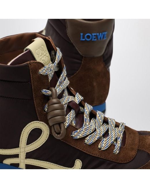 Loewe Brown High-top Ballet Runner 2.0 /yellow