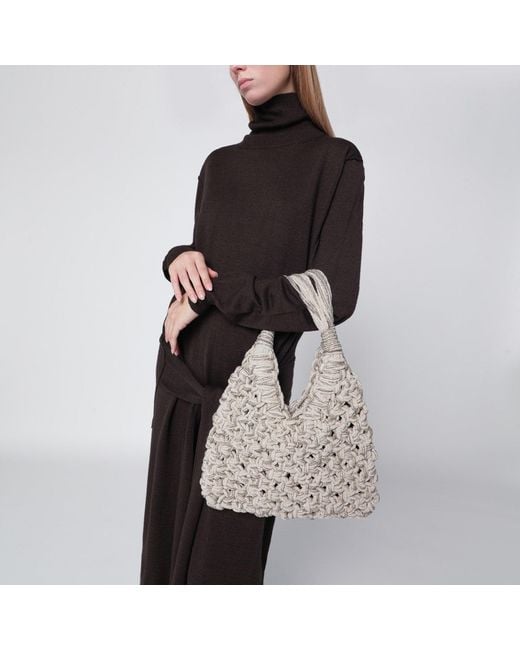HIBOURAMA Gray Vannifique Crystal Bag