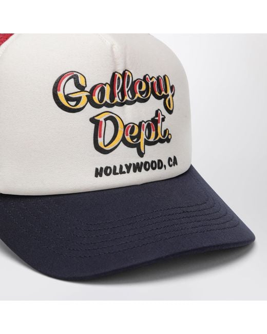 GALLERY DEPT. White Baseball Cap With Logo Print for men