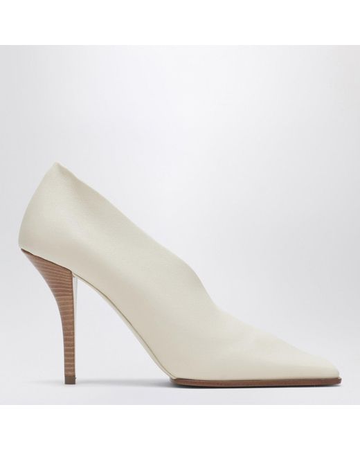 Alaïa White Soft Square Pumps