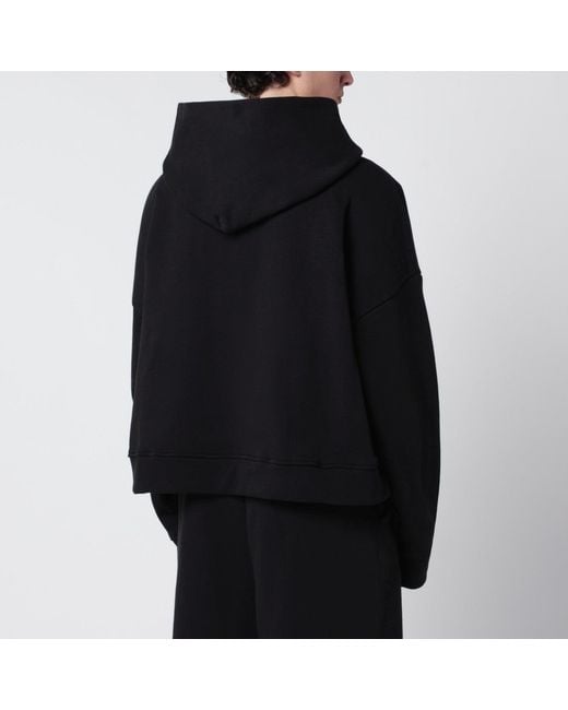 Entire studios Black Cotton Sweatshirt for men