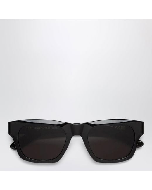 Retrosuperfuture Black Sintesi Sunglasses for men