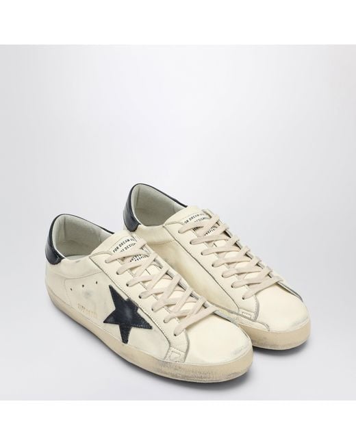 Golden Goose Deluxe Brand White Super-Star/ Low Sneakers for men