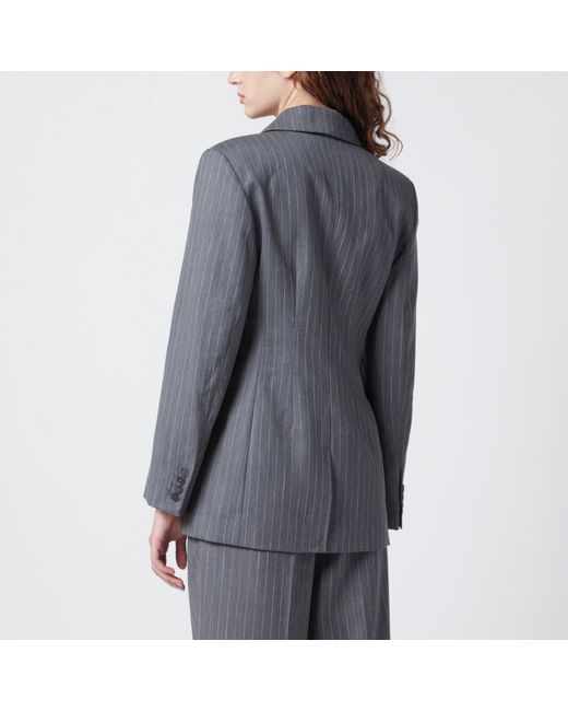 Anine Bing Gray Tiphaine Blazer