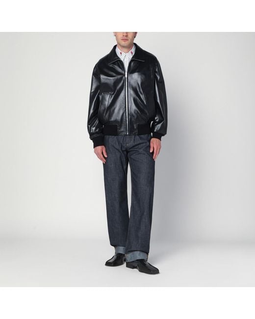 Bottega Veneta Blue Indigo Jeans With Cuff for men