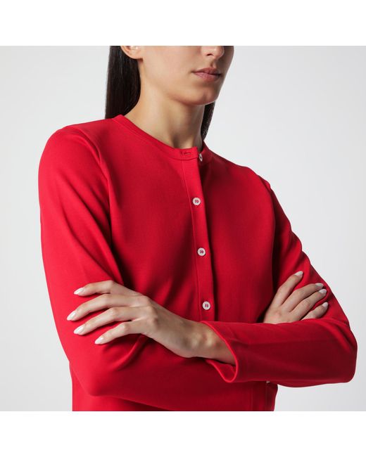 Flore Flore Red Poppy Organic Cotton Cardigan