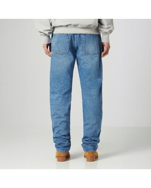 1989 STUDIO Blue Regular Denim Pants for men