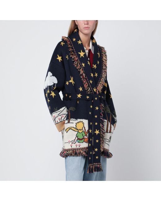Alanui Blue Midnight The Little Prince Cardigan