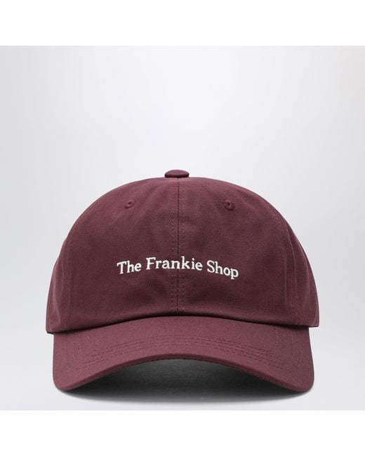 Frankie Shop Red Frankie Cotton Baseball Cap
