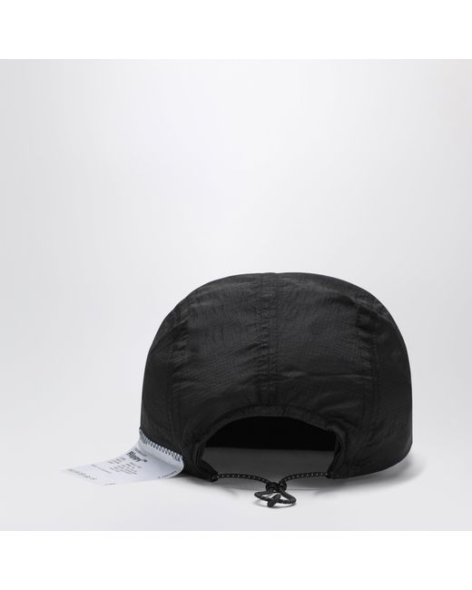 Satisfy Black Rippy Trail Cap for men