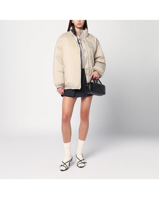 Miu Miu Natural Wendbare Daunenjacke
