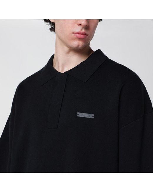 Entire studios Black Long-sleeve Polo for men