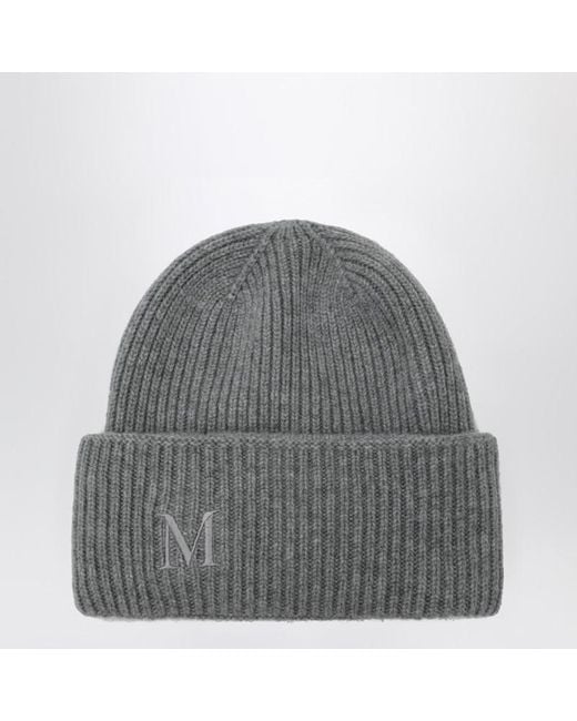 Bonnet En Cachemire Clair Max Mara en coloris Gray