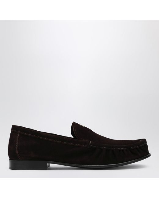 Miu Miu Black Suede Loafers