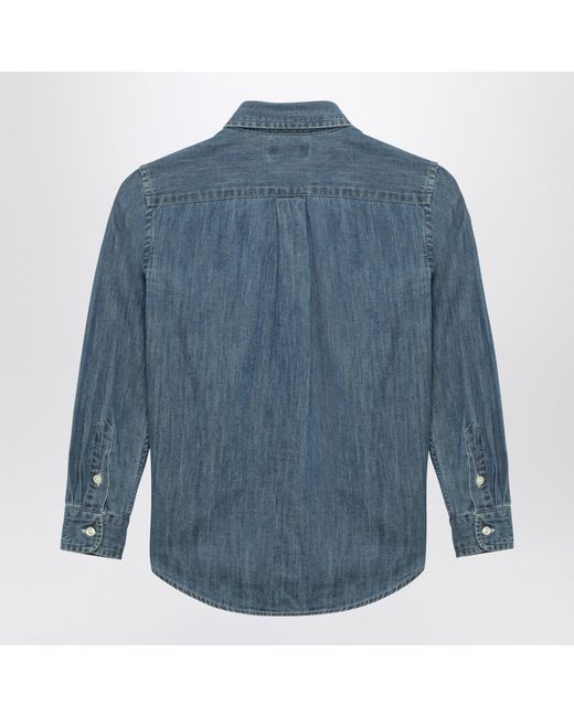 Polo Ralph Lauren Blue Denim Button-Down Shirt