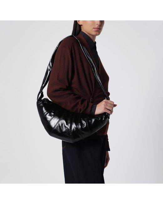 Lemaire Black Medium Croissant Bag