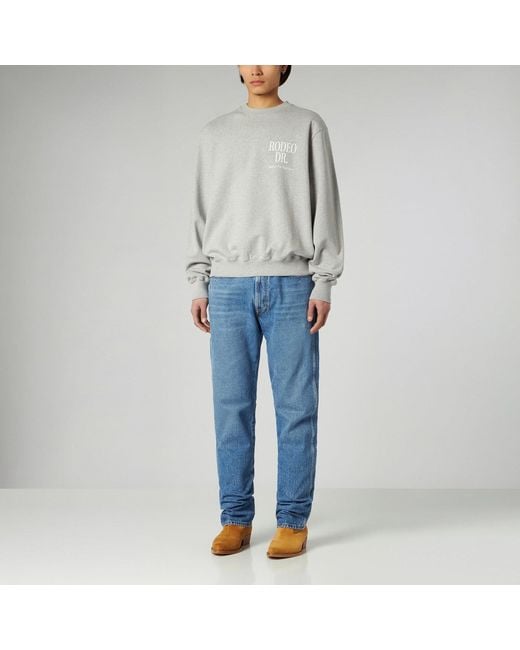 1989 STUDIO Blue Regular Denim Pants for men