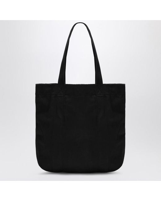 Y-3 Schwarze Tote-Bag Aus Baumwolle Mit Logo in Black für Herren